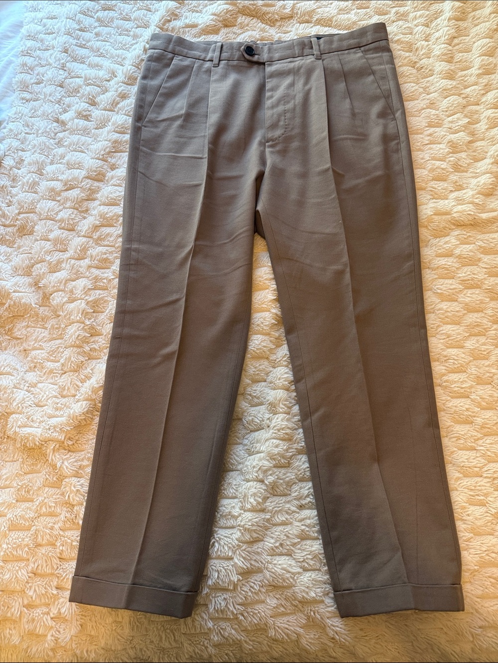 AllSaints Tallis Cropped Pleated Trouser - 32 - Worn Once